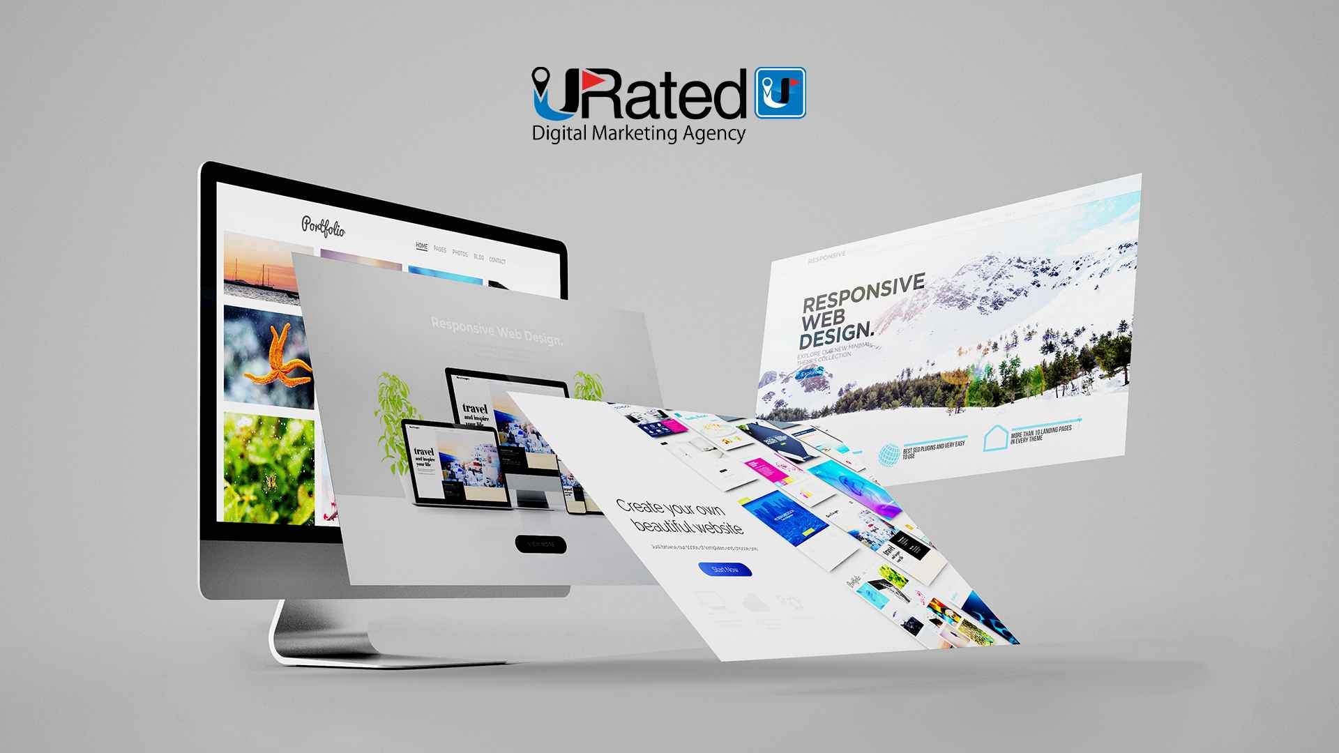 A CHOICE OF TRENDY OR CUSTOMIZED WEB DESIGN
